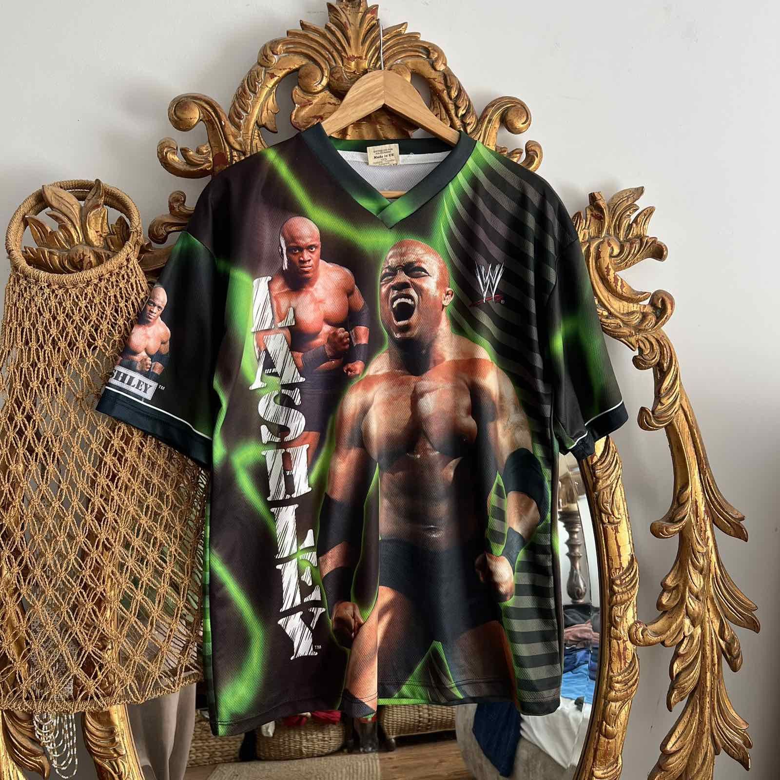 Vintage × WWE 90S Lashley WWE Tee Vintage jersey Overprint Rare Sz XXL Size US XL / EU 56 / 4 - 1 Thumbnail