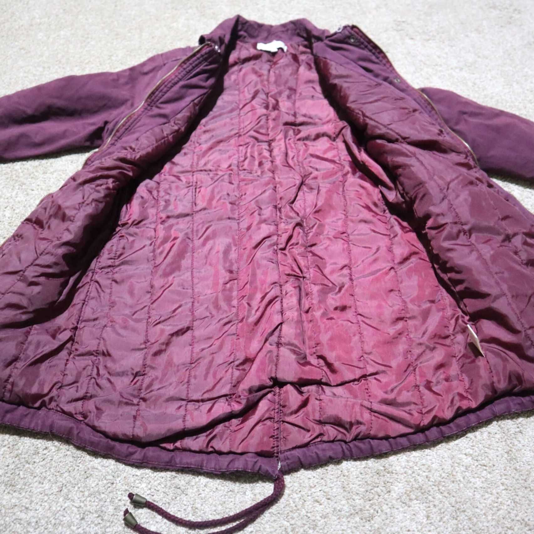Vintage Charlotte Russe Jacket Women XS Purple Button Zip Outdoor Coat Adult Regular Size XS Size XS / US 0-2 / IT 36-38 - 5 Thumbnail