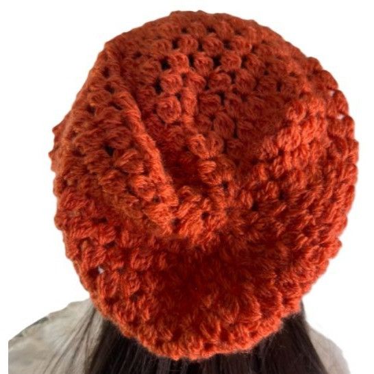Handmade Crochet Slouch Hat Slouchy Beanie Snood Handmade Adult Size Size ONE SIZE - 3 Thumbnail