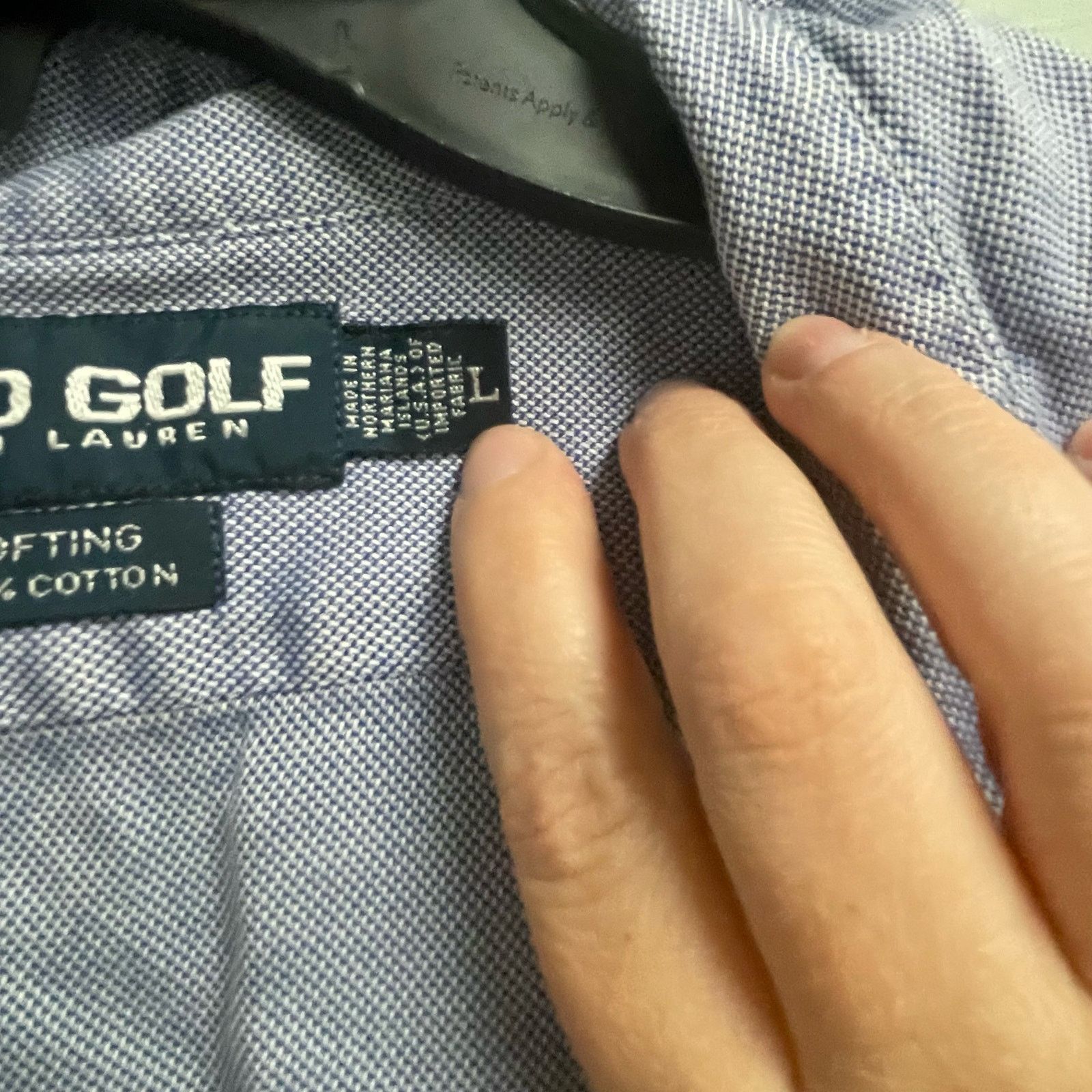 Ralph Lauren Polo Golf VTG Men's Long Sleeve Button Down Sz Large Size US L / EU 52-54 / 3 - 2 Thumbnail