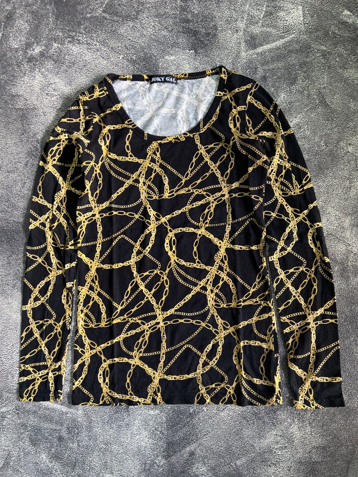 Hysteric Glamour × If Six Was Nine × Le Grande Bleu (L.G.B.) Joky Gal Gothic Chain AOP Long Sleeve Size M / US 6-8 / IT 42-44 - 1 Thumbnail
