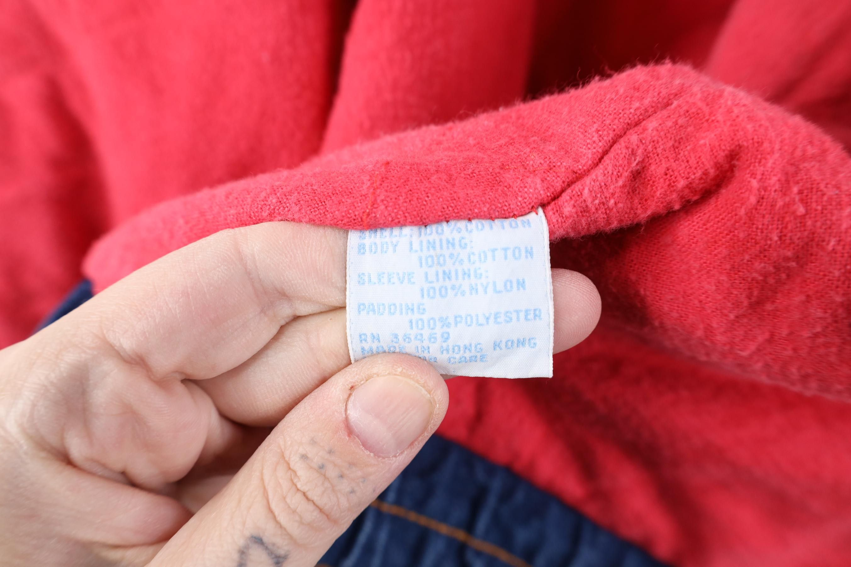Vintage Vintage 80s 90s Streetwear Quilted Denim Jean Bomber Jacket Size M / US 6-8 / IT 42-44 - 13 Thumbnail