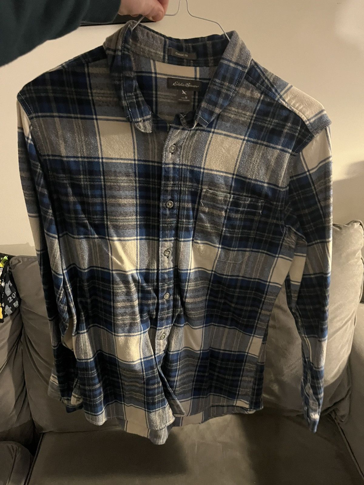 Eddie Bauer Eddie Bauer men's medium flannel button up Size US M / EU 48-50 / 2 - 2 Thumbnail