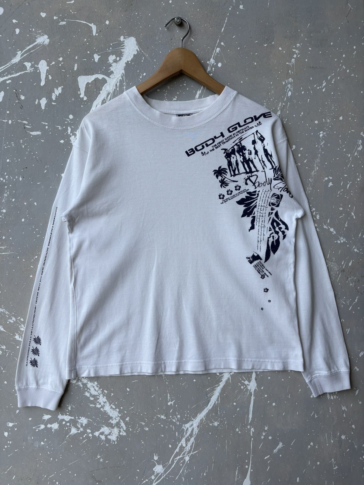 Body Glove Vintage Body Glove Surfboards Hawaii Long Sleeve Tee Size US M / EU 48-50 / 2 - 1 Thumbnail