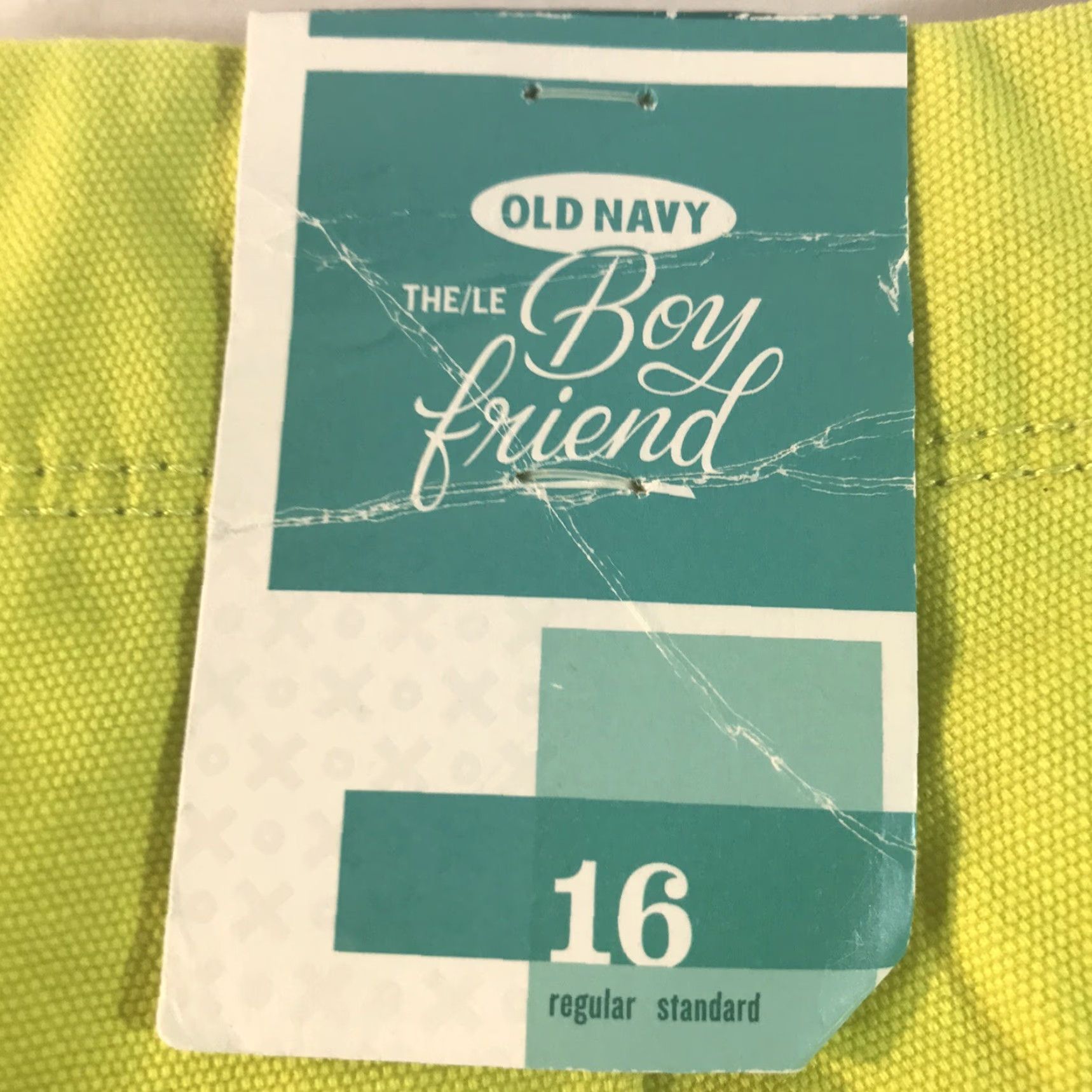 Old Navy Old Navy Neon Boyfriend Shorts Women's Size 16 Yellow/Green Casual Summer Lightweight Size 38" / US 16 / IT 52 - 3 Thumbnail