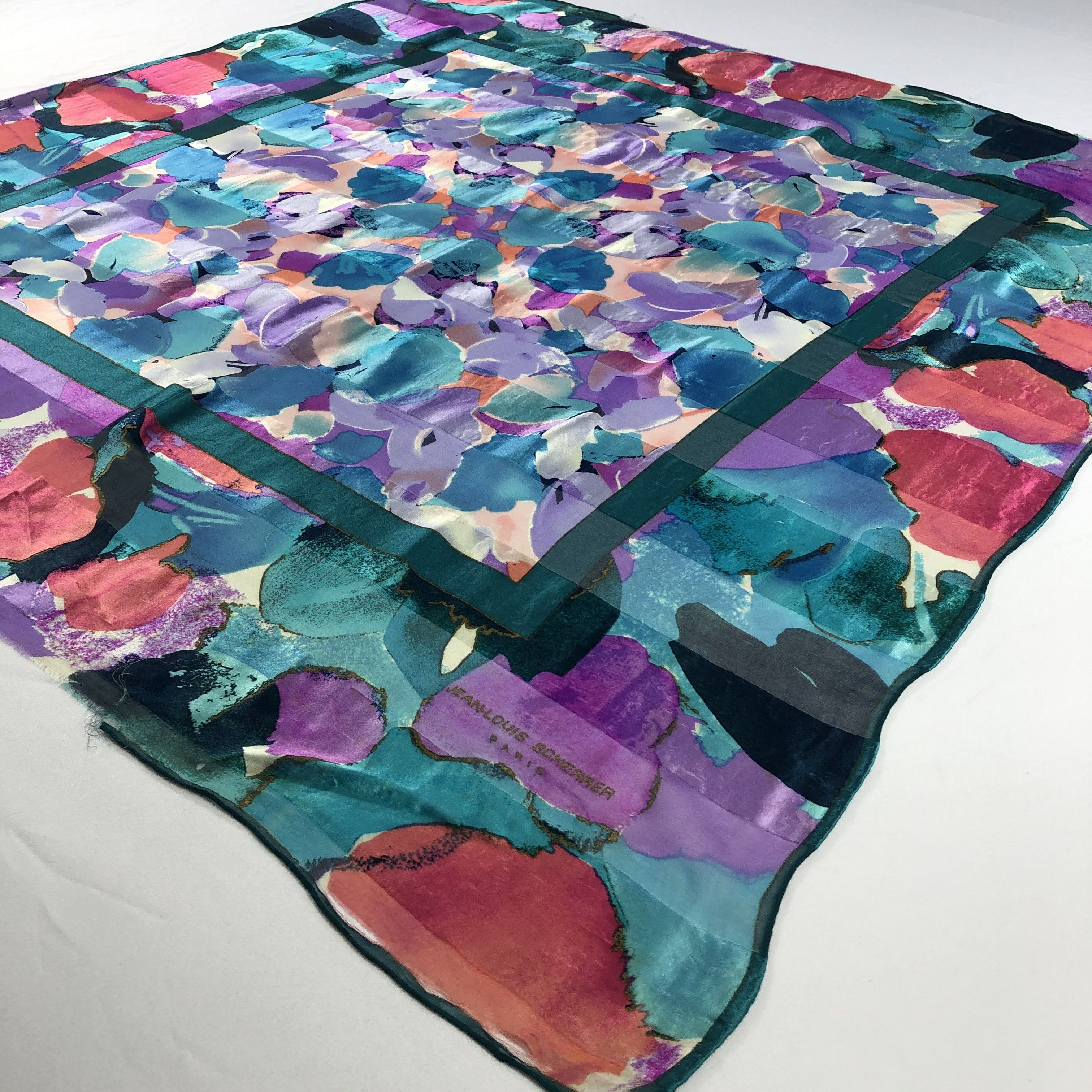 Jean-Louis Scherrer Vintage Jean Louis Scherrer Silk Scarf Size ONE SIZE - 3 Thumbnail