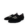 Dolce & Gabbana o1y0125 Velvet Loafers in Black Size US 7 / EU 40 - 3 Thumbnail