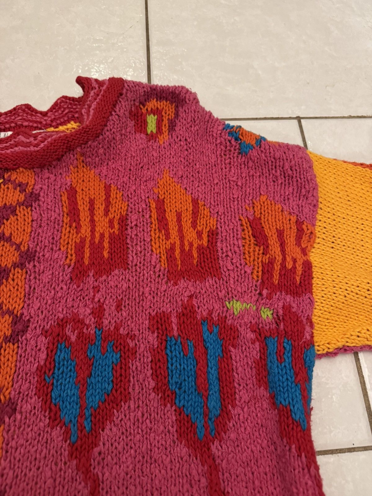 Vintage Vintage Hand Knit The Limited Sweater Size S / US 4 / IT 40 - 5 Thumbnail