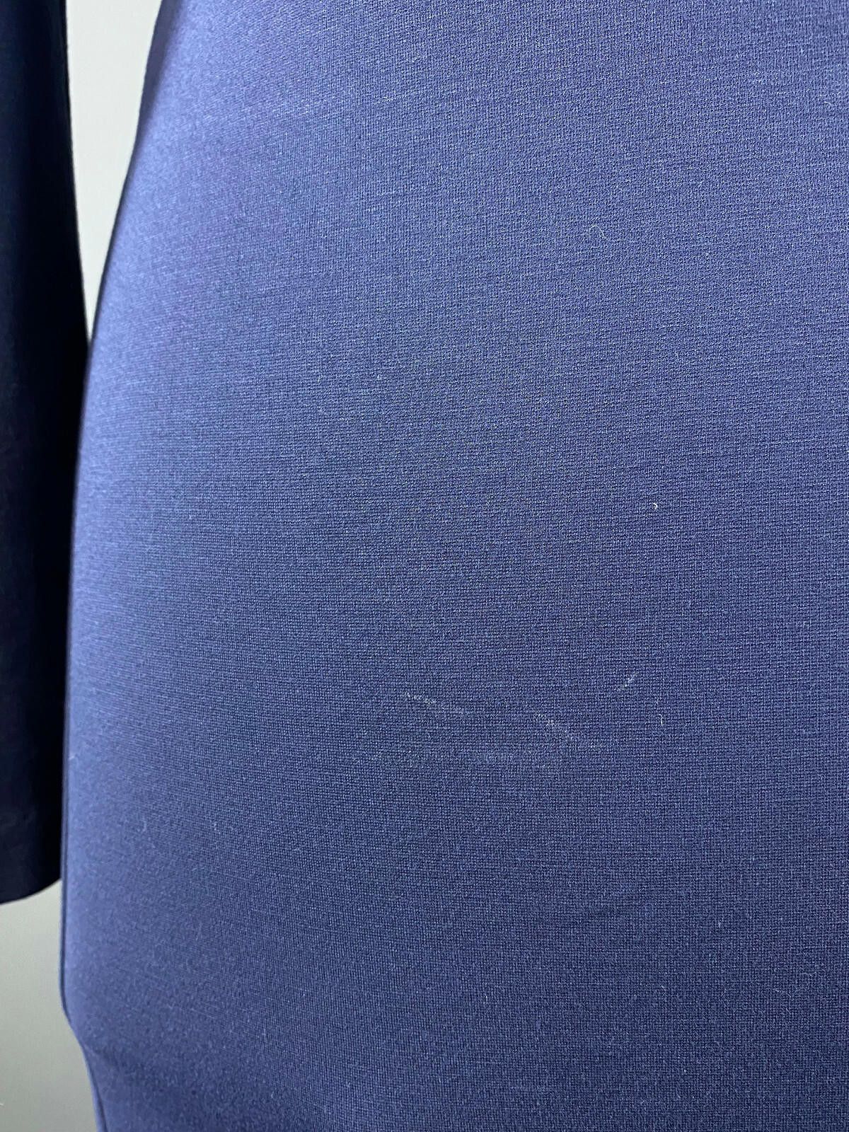 Cos Cos Navy Blue Long Sleeve Bodycon A-Line Midi Dress Size S Size S / US 4 / IT 40 - 9 Thumbnail