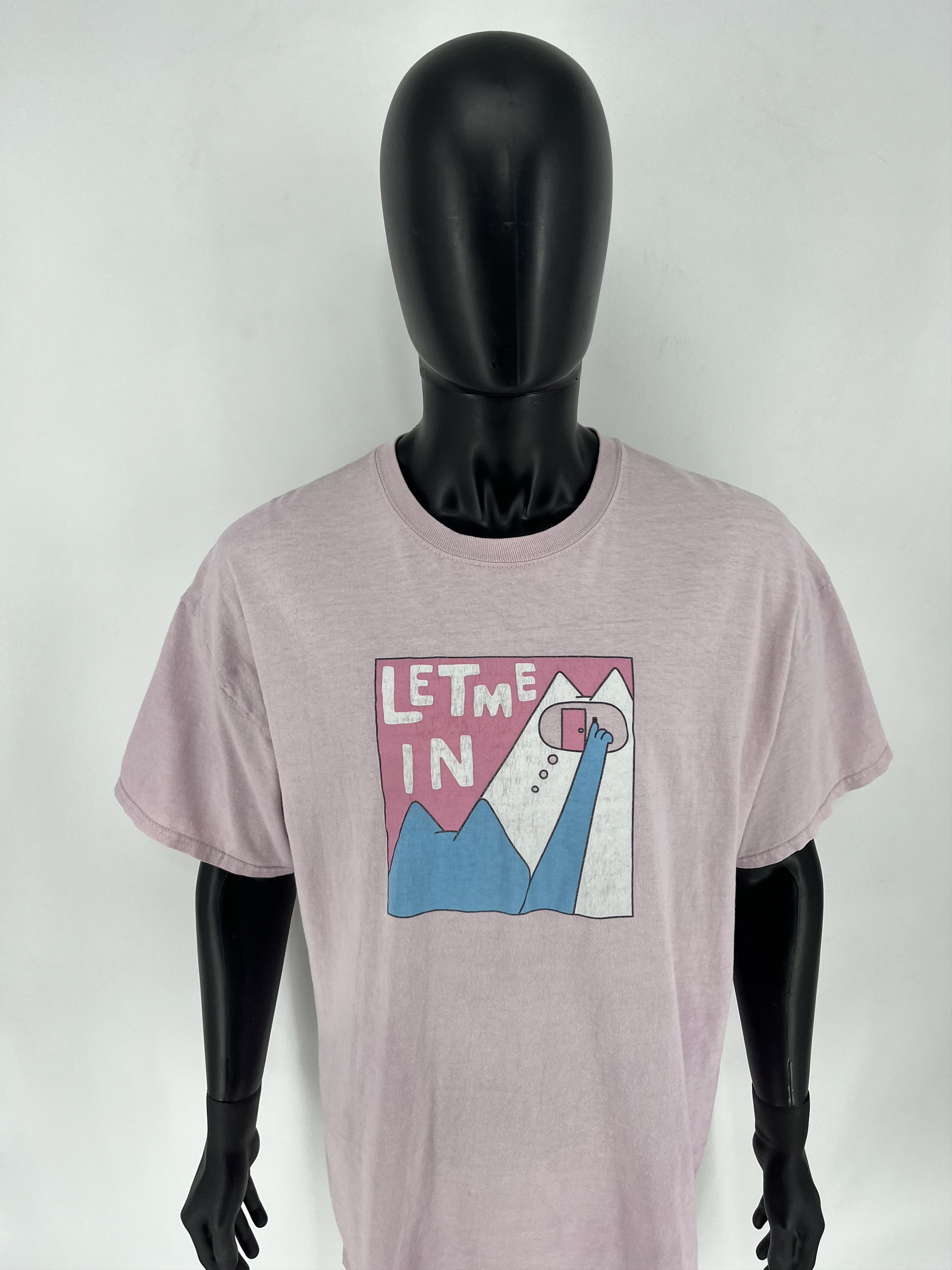 RIPNDIP Vintage Leon Karssen Cat "let Me In” Pink T-Shirts Size XXL Size US XXL / EU 58 / 5 - 6 Thumbnail