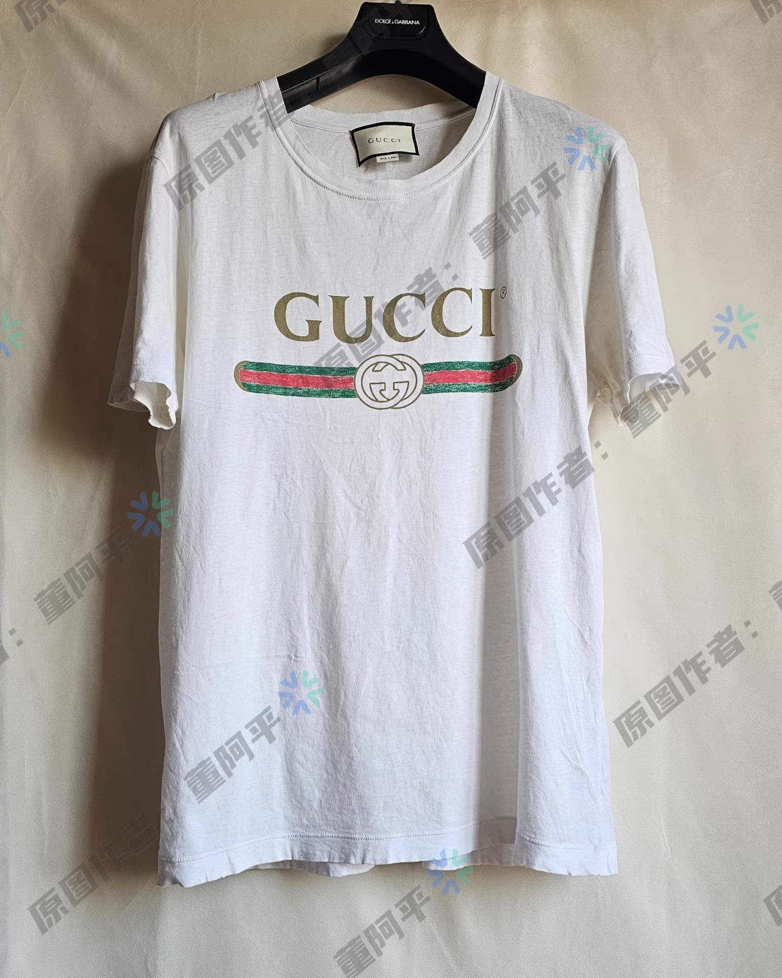 Gucci Gucci White Short-Sleeve T-Shirt Size US L / EU 52-54 / 3 - 1 Thumbnail