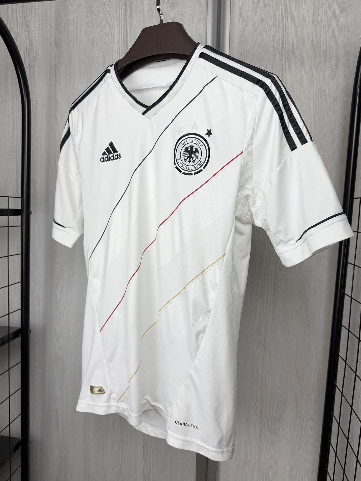 Adidas Germany National Team 2012 2014 Home Soccer Jersey Adidas Size US S / EU 44-46 / 1 - 7 Thumbnail