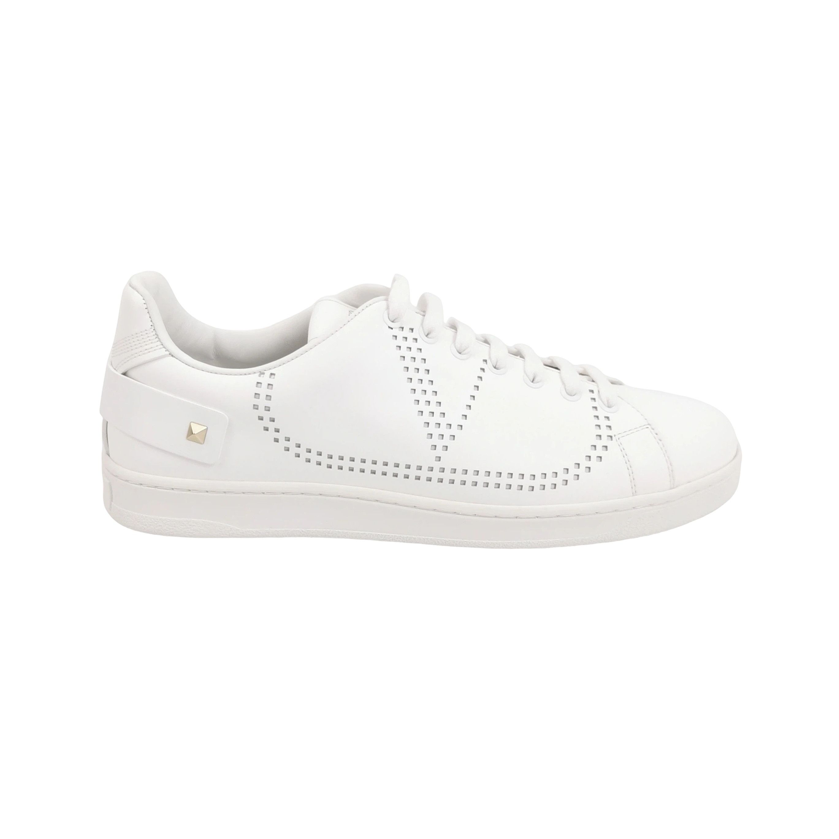 Valentino Valentino Backnet Studded Leather Sneakers 41 Size US 8 / EU 41 - 1 Thumbnail