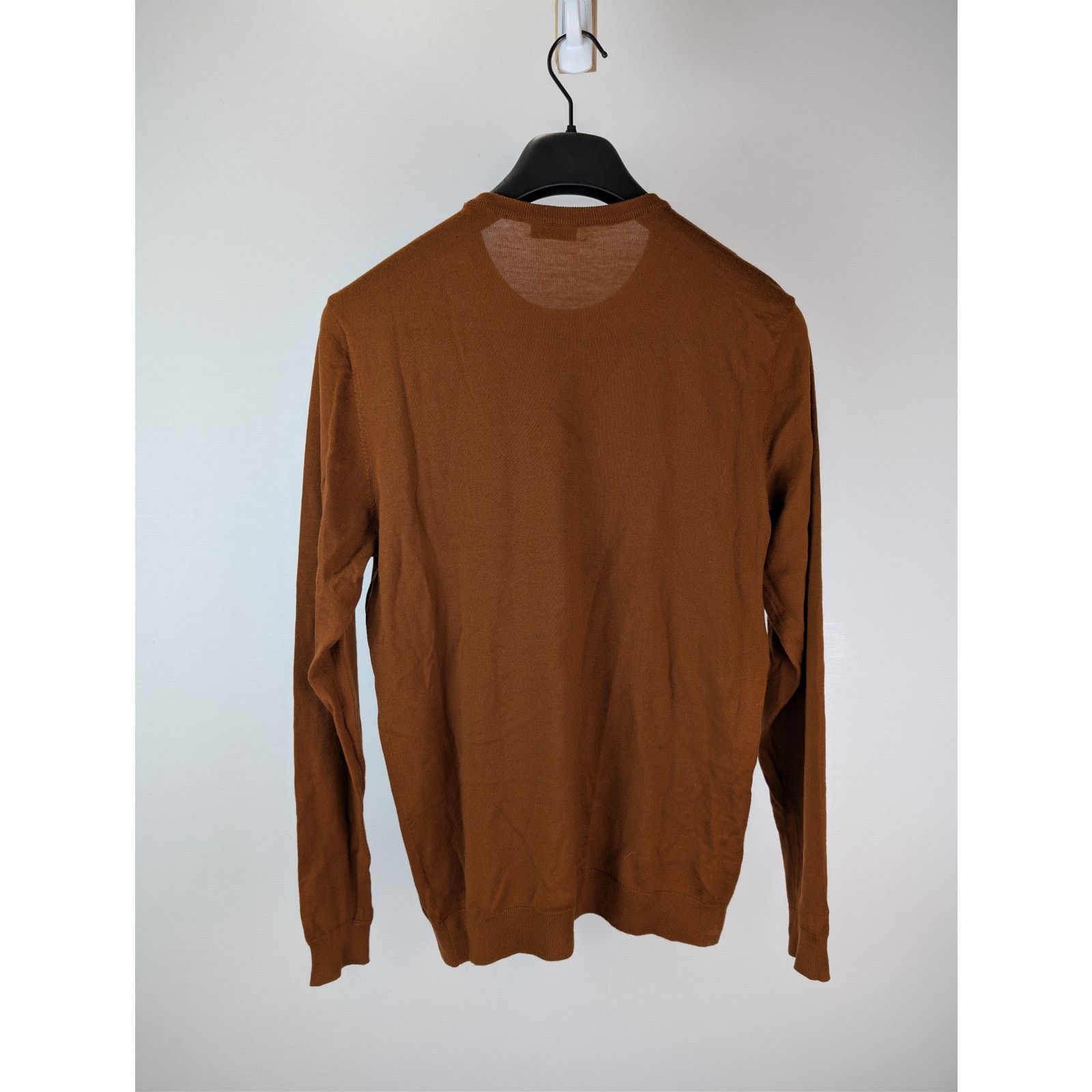Brunello Cucinelli o1rshd1 CC20 Long-Sleeve Crewneck Sweater in Brown Size US M / EU 48-50 / 2 - 10 Thumbnail