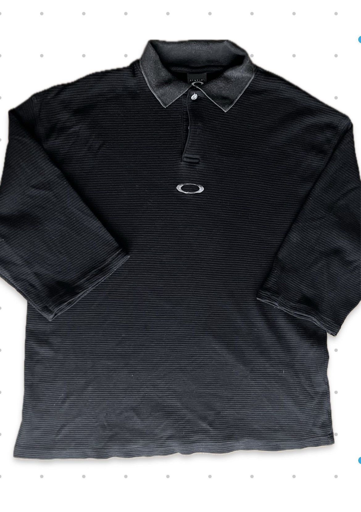 Oakley × Vintage Vintage Oakley Performance Logo Polo Shirt Size US L / EU 52-54 / 3 - 2 Thumbnail