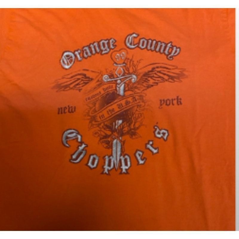 Other Vintage Biker Tee Orange County Choppers Graphic Orange L Size US L / EU 52-54 / 3 - 3 Thumbnail