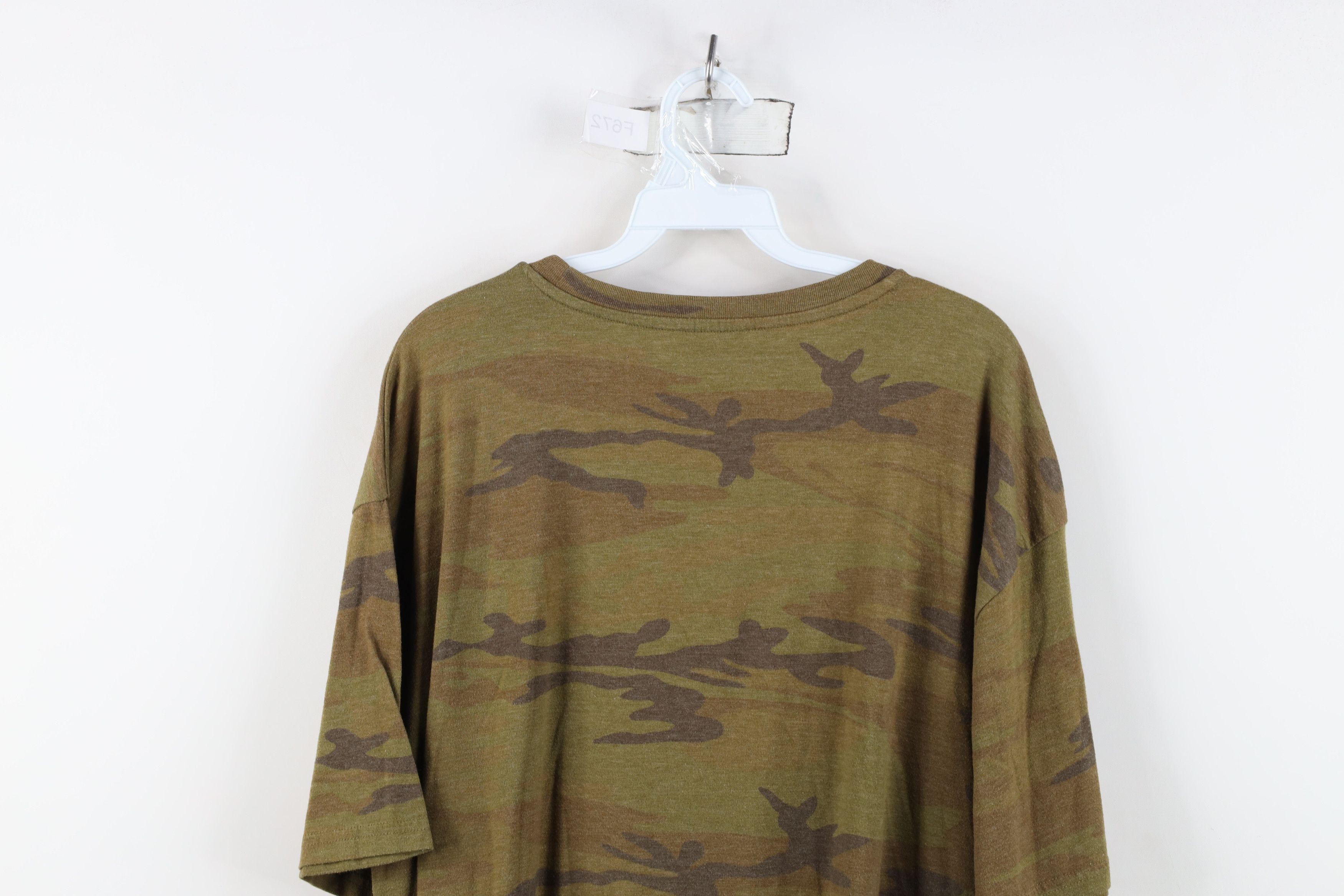 Hard Rock Cafe Y2K Hard Rock Cafe Spell Out New Orleans Camouflage T-Shirt Size US XL / EU 56 / 4 - 9 Thumbnail