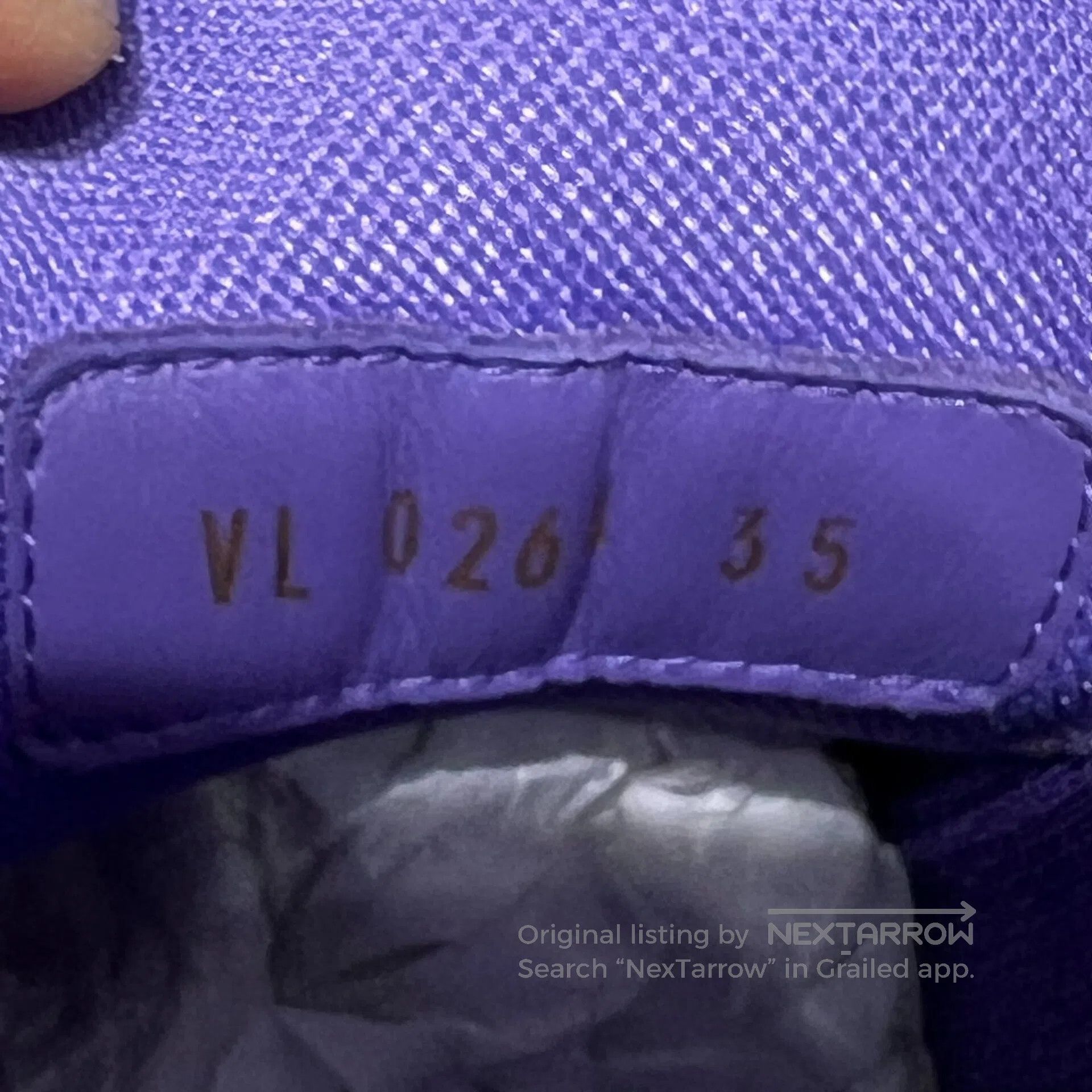 Louis Vuitton Louis Vuitton trainer White Purple Fat Ding shoes Size US 4.5 / IT 34.5 - 8 Thumbnail