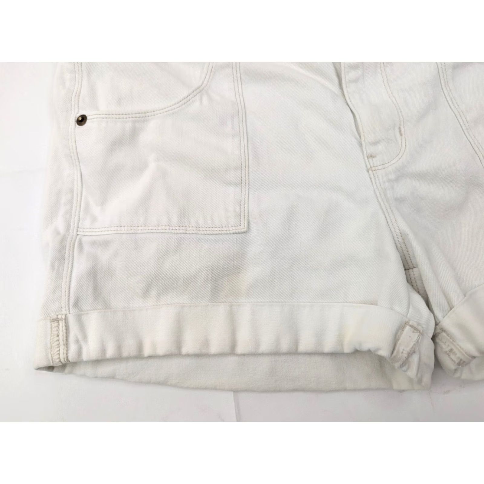 Polo Ralph Lauren Polo Jeans Ralph Lauren REBECCA Denim Jean Shorts Women 10 White Cotton Elastane 3 Inseam 32x3 Vintage No Size 32" / US 10 / IT 46 - 3 Thumbnail