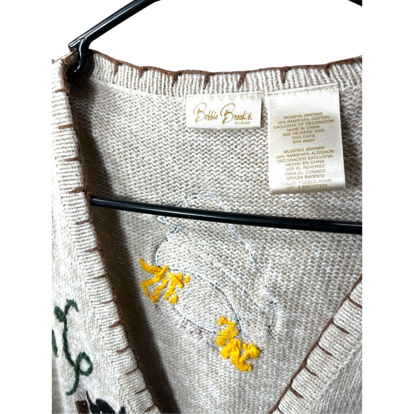 Other Vintage 1990s Bobbie Brooks Festive Fall / Halloween Sweater Vest Size 26w Size XXL / US 16-18 / IT 52-54 - 6 Thumbnail