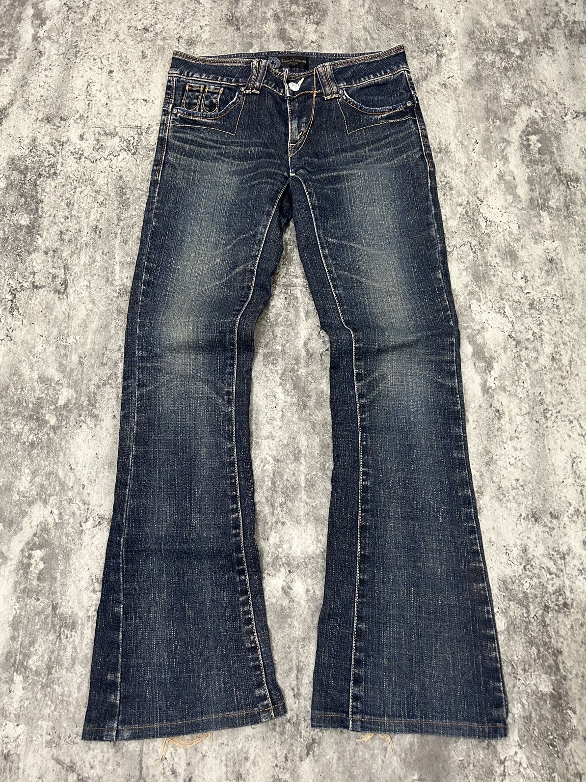 Edwin × If Six Was Nine × Japanese Brand Vienus Edwin Jeans Distressed Flare Pants Size US 30 / EU 46 - 2 Thumbnail