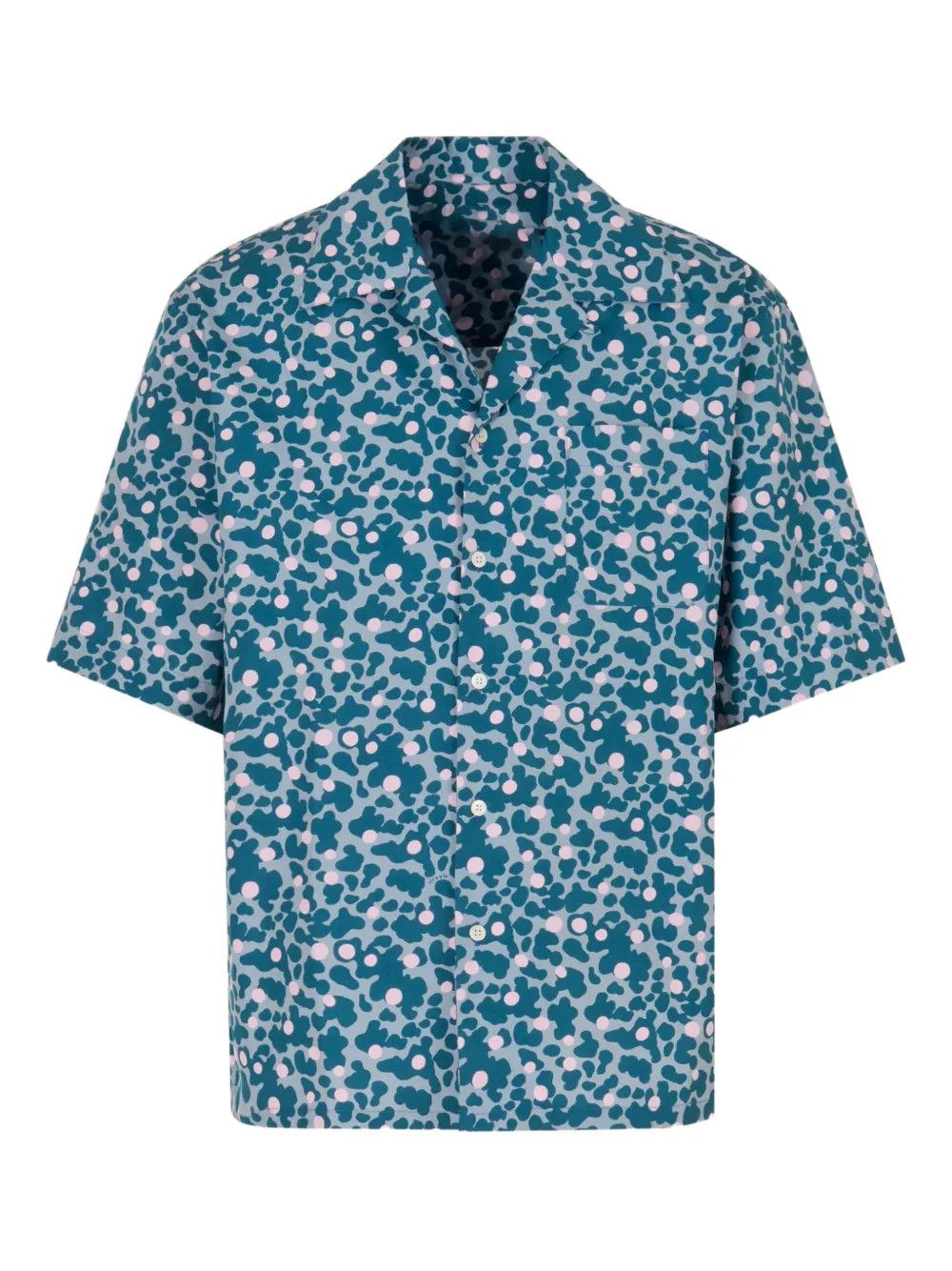 Other Blue Poplin Bowling Shirt | Classic Retro Button Down Size US S / EU 44-46 / 1 - 1 Thumbnail