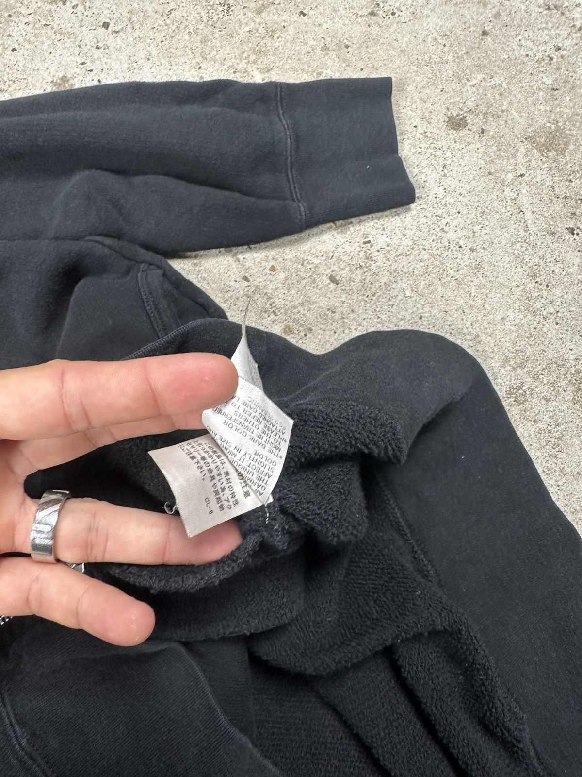 Issey Miyake × Japanese Brand × Zucca Zucca Issey Miyake Black Zip Up Hoodie Sweatshirt Japan Size US M / EU 48-50 / 2 - 9 Thumbnail