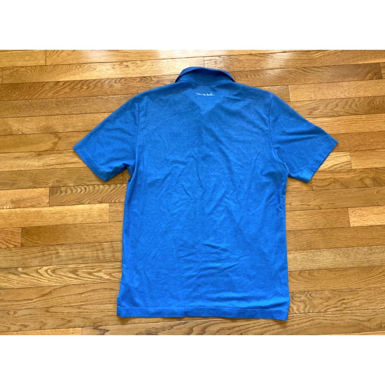 TravisMathew Travis Mathew Polo Shirt Mens S Short Sleeve Golf Blue Gray Size US S / EU 44-46 / 1 - 2 Thumbnail