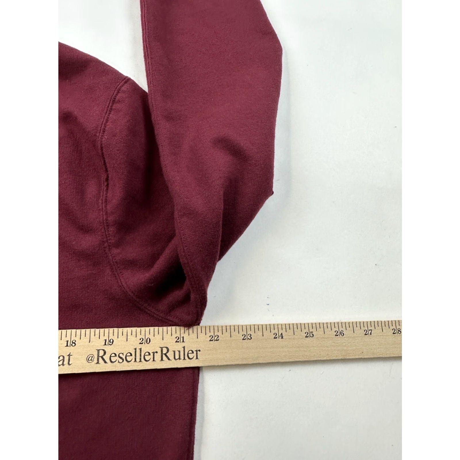 J.Crew J.CREW Sweatshirt Mens M Red Burgundy Mock Neck Zip Henley Regular Long Sleeve Solid Size US M / EU 48-50 / 2 - 6 Thumbnail