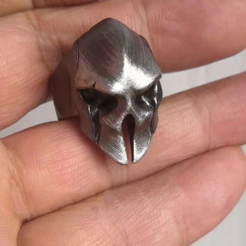 Japanese Brand × Vintage Spartan warrior mask ring Size ONE SIZE - 2 Thumbnail