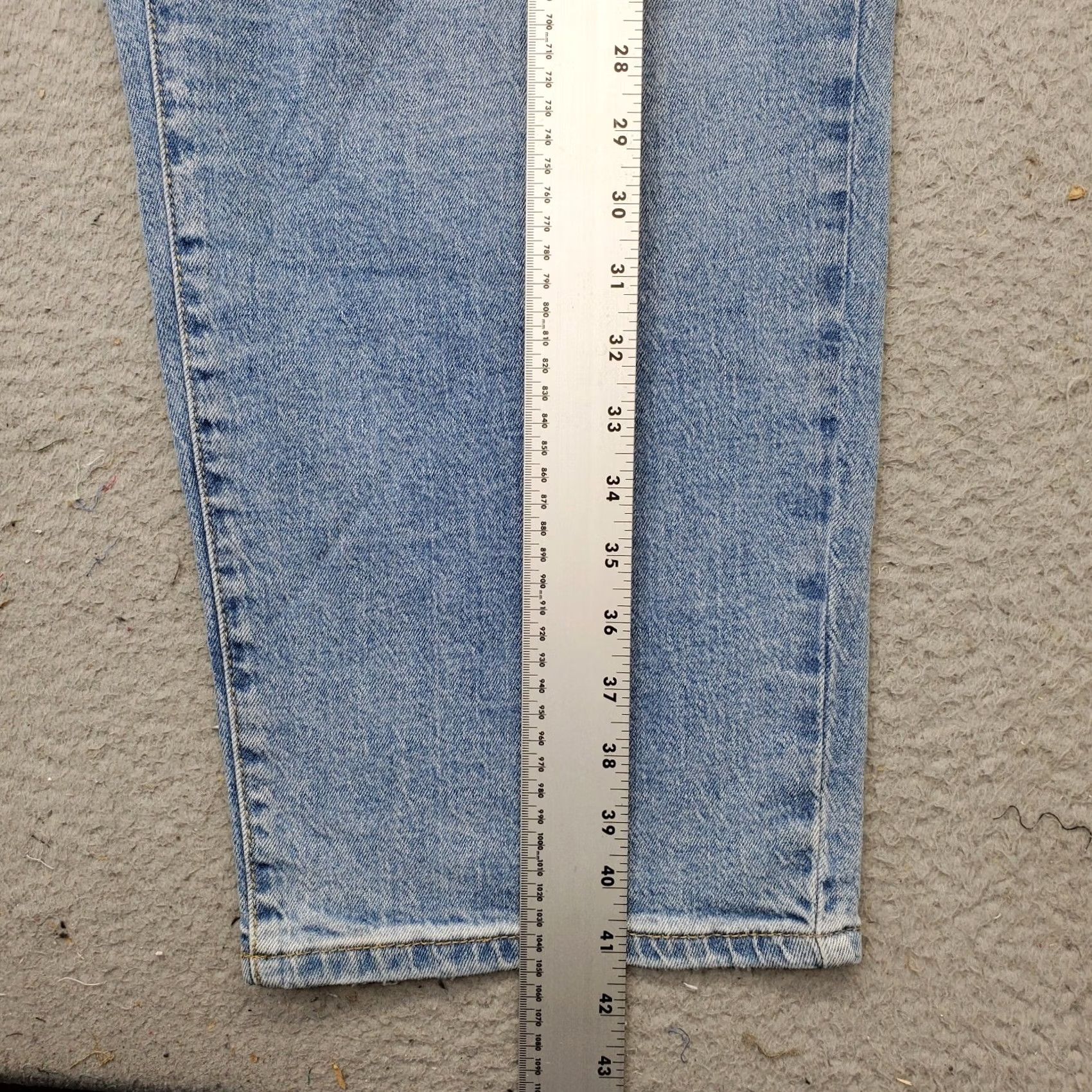 Vintage Universal Thread Jeans Womens Size 30 Blue Denim Comfort Stretch High Rise 90S Slim Jeans Womens Size 30" / US 8 / IT 44 - 3 Thumbnail
