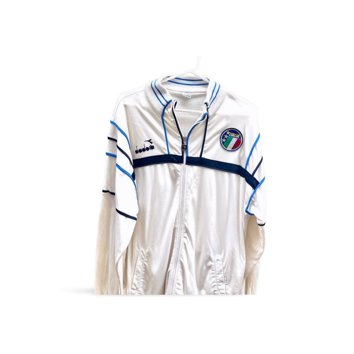 Diadora Vintage Diadora Italy National Team Track Jacket - 1986 Size US L / EU 52-54 / 3 - 2 Thumbnail