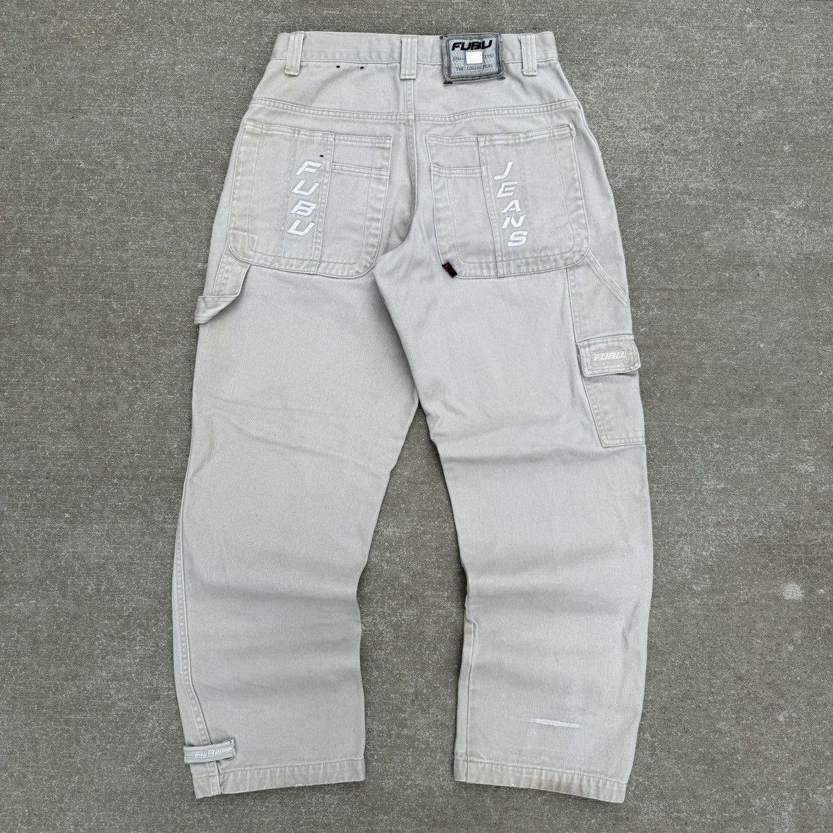 Vintage CRAZY VINTAGE Y2K FUBU JEANS CARPENTER STYLE CARGO PANTS | Grailed