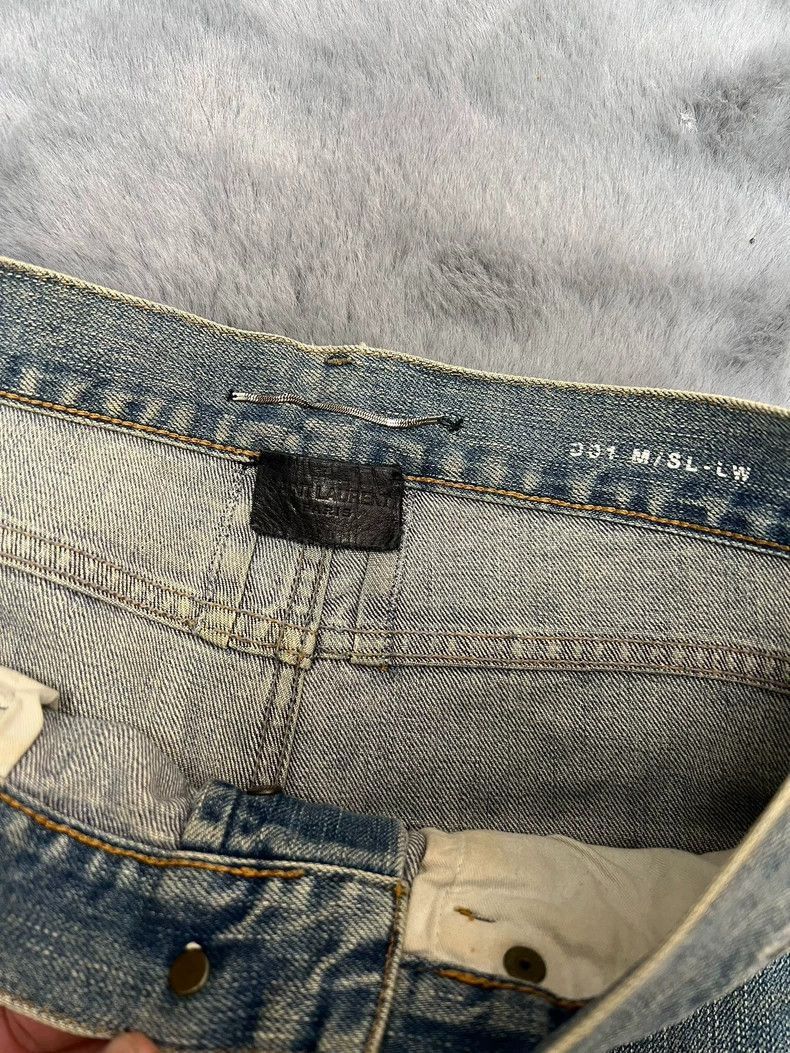 Saint Laurent Paris Saint laurent Four-Cut Washed Blue Jeans -DMC-2508 Size US 30 / EU 46 - 3 Thumbnail