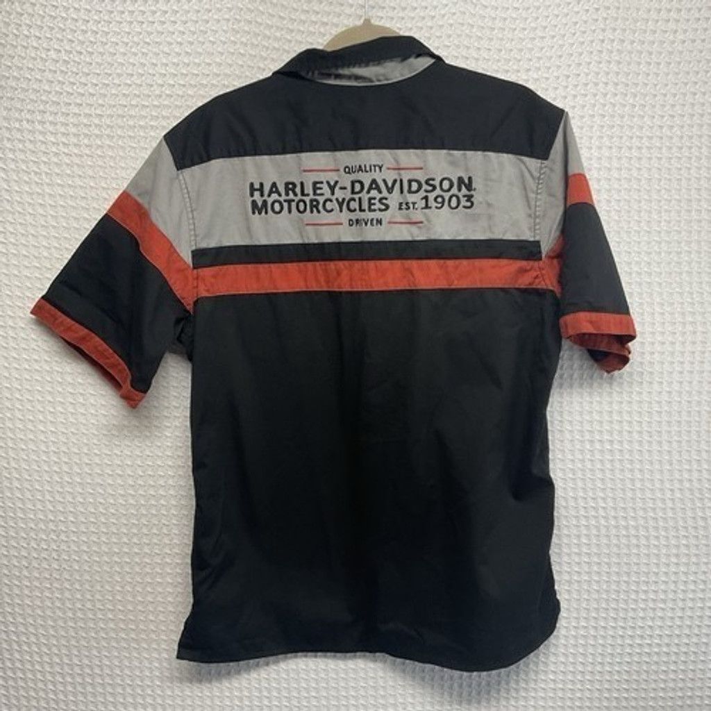 Harley Davidson Harley-Davidson Genuine Motorclothes Short Sleev Shirt Men L Size US L / EU 52-54 / 3 - 6 Thumbnail