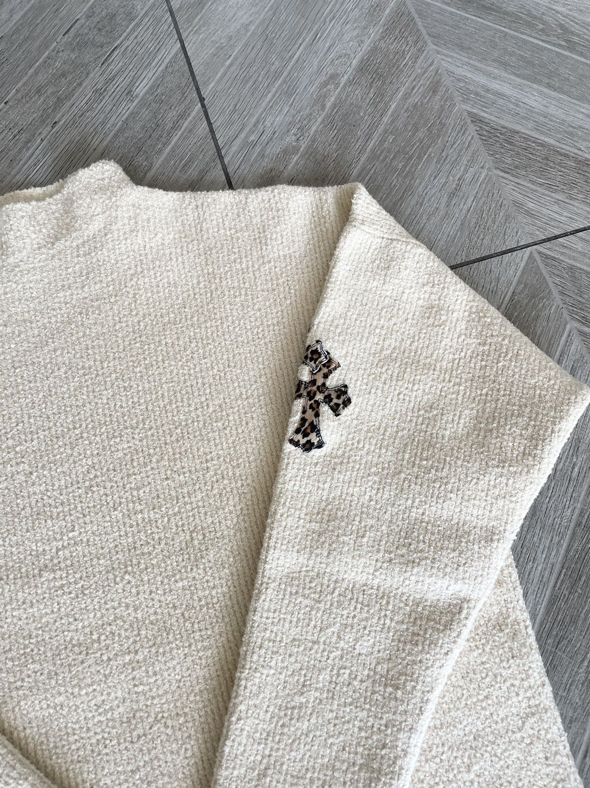 Chrome Hearts Chrome Hearts Knitted Cheetah Patch Sweater Size US S / EU 44-46 / 1 - 7 Thumbnail