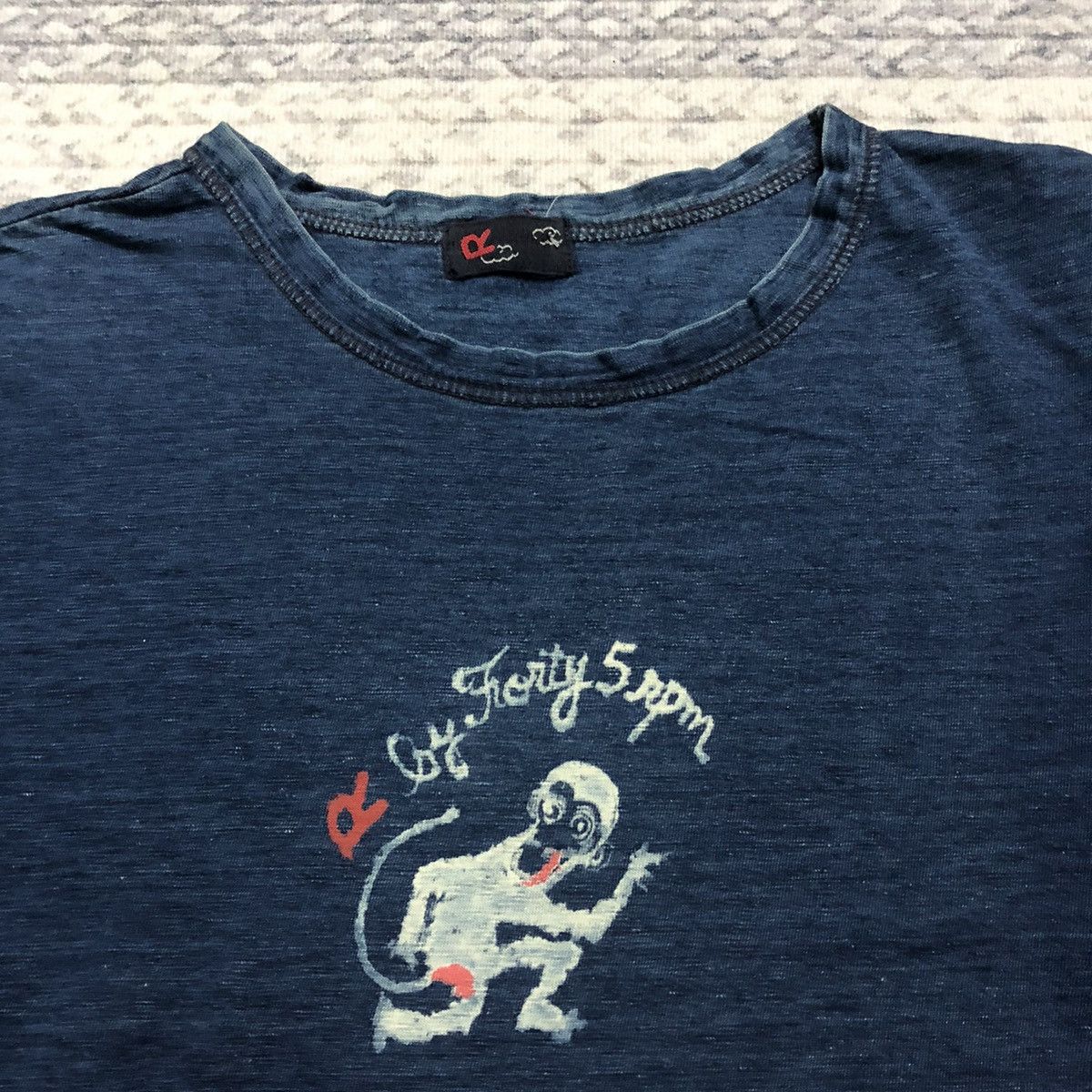 45rpm Faded R by 45Rpm ‘Monkey’ Logo Tees Size US M / EU 48-50 / 2 - 4 Thumbnail