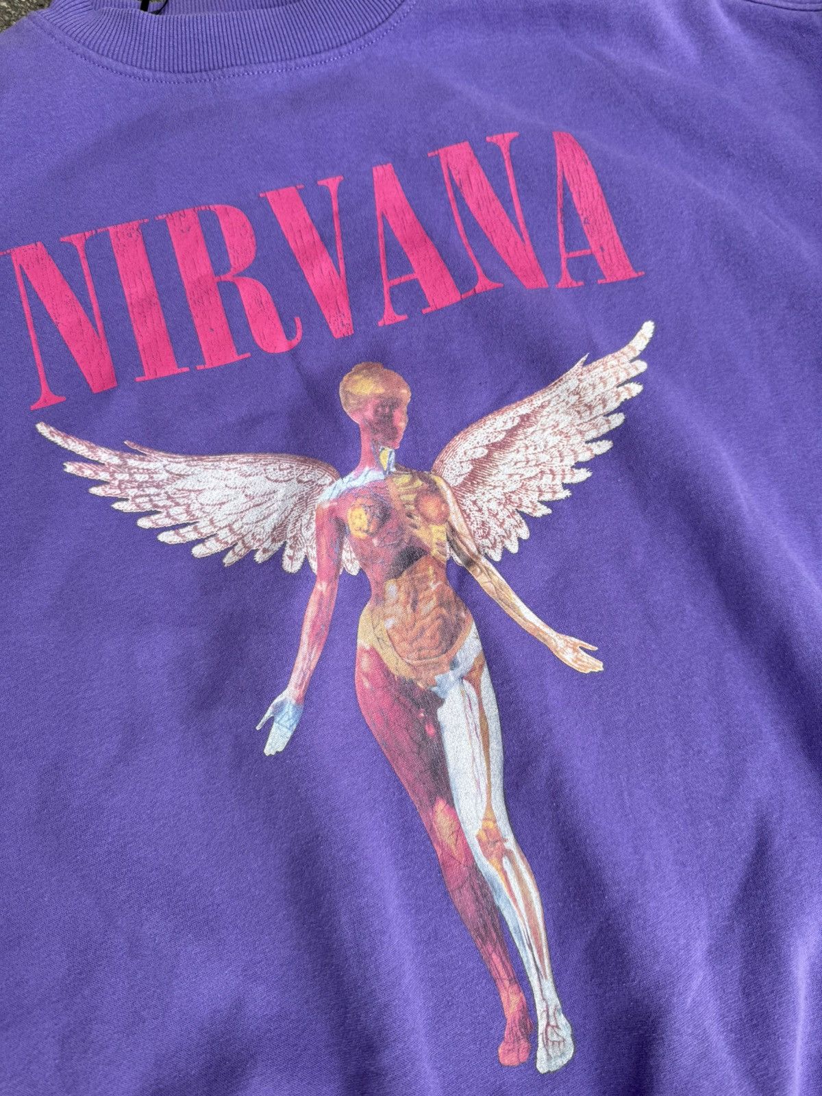 Nirvana Nirvana In Utero Sweatshirt Y2K Rock Band Size US S / EU 44-46 / 1 - 2 Thumbnail