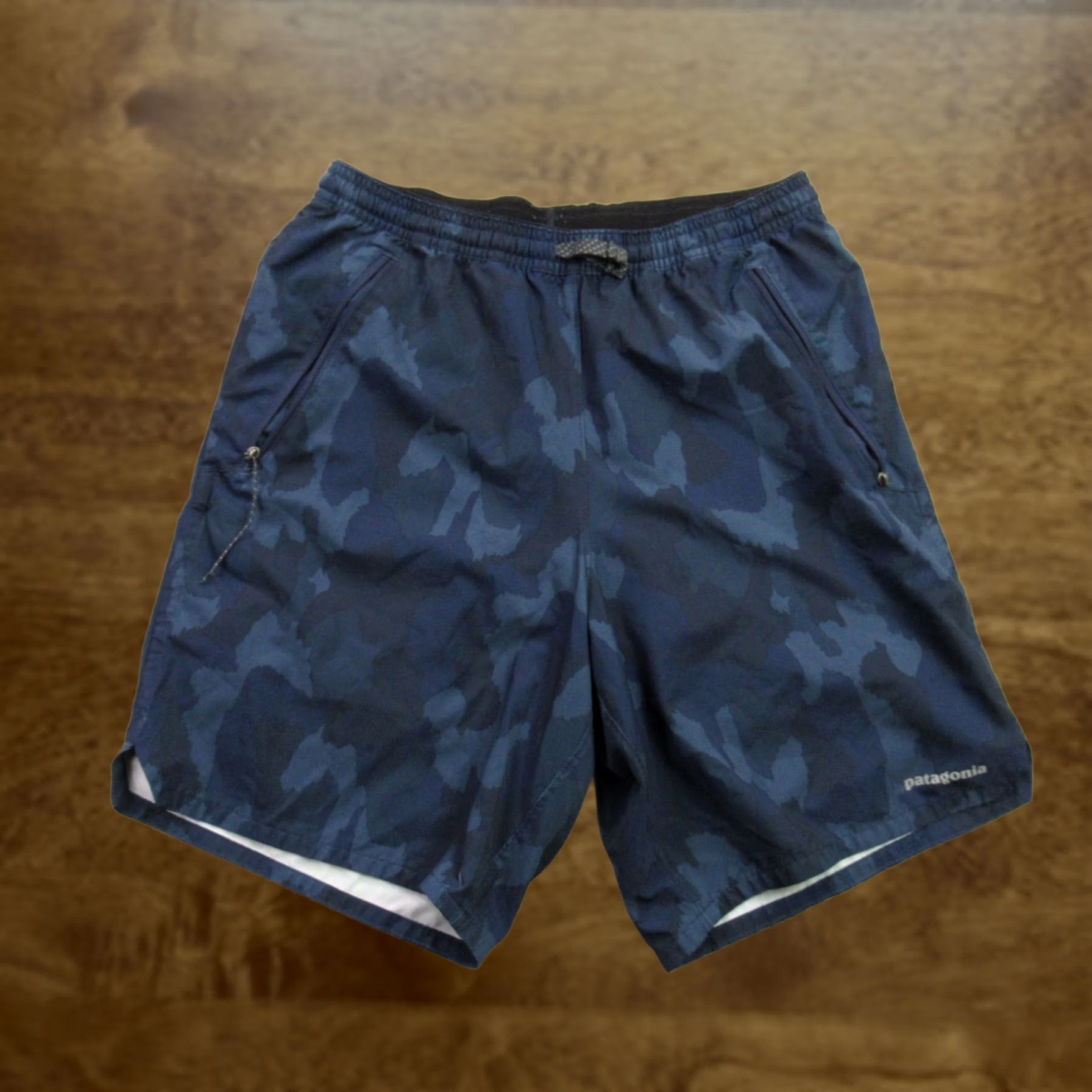 Patagonia Patagonia Men’s Active Gym & Running Shorts | Size S | 8” Inseam | Nylon, Blue | Athletic, Casual, Travel | Regular Fit | Men Size US 26 / EU 42 - 1 Thumbnail
