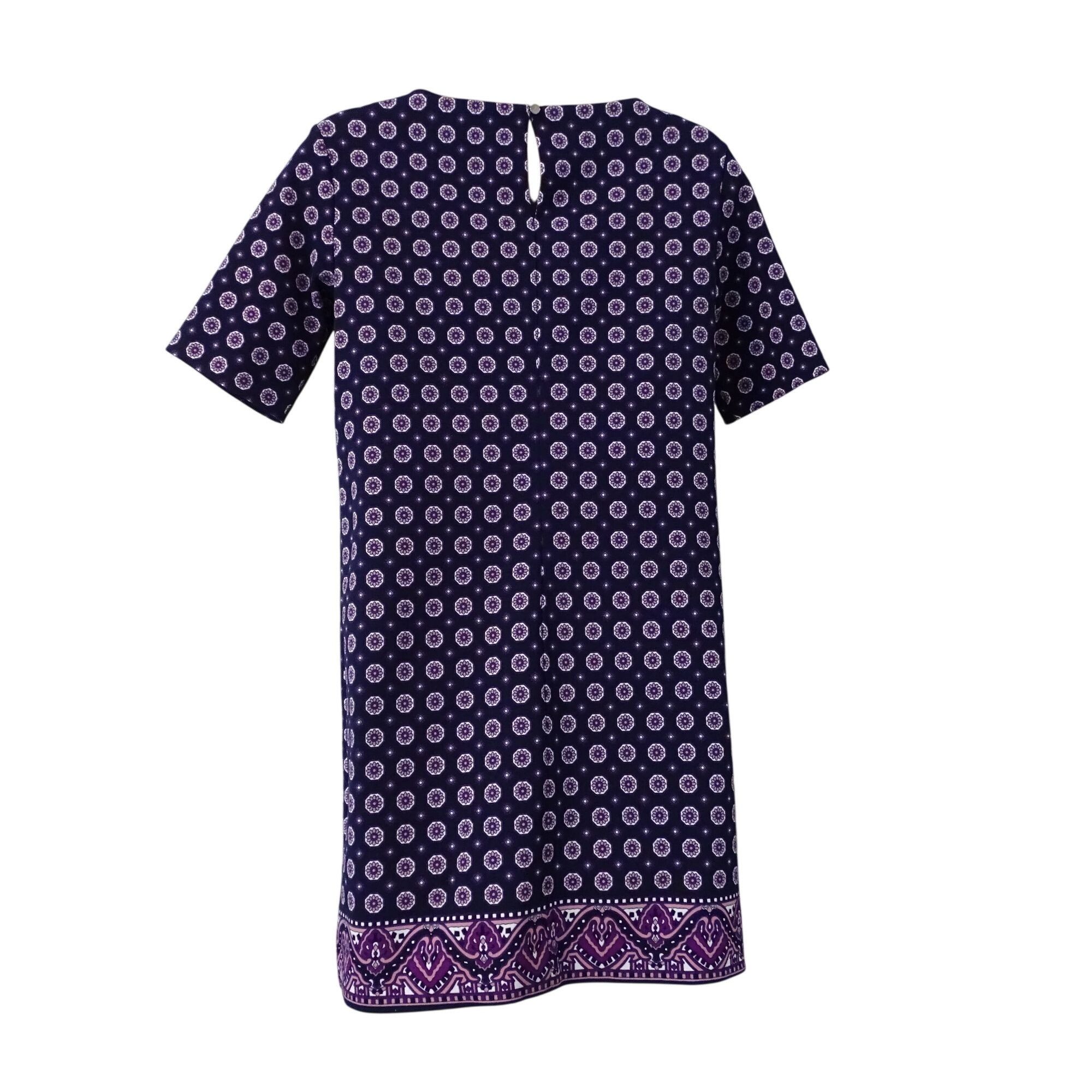 Banana Republic Banana Republic Floral Geometric Short Sleeve Mini Dress 0P Size XS / US 0-2 / IT 36-38 - 5 Thumbnail