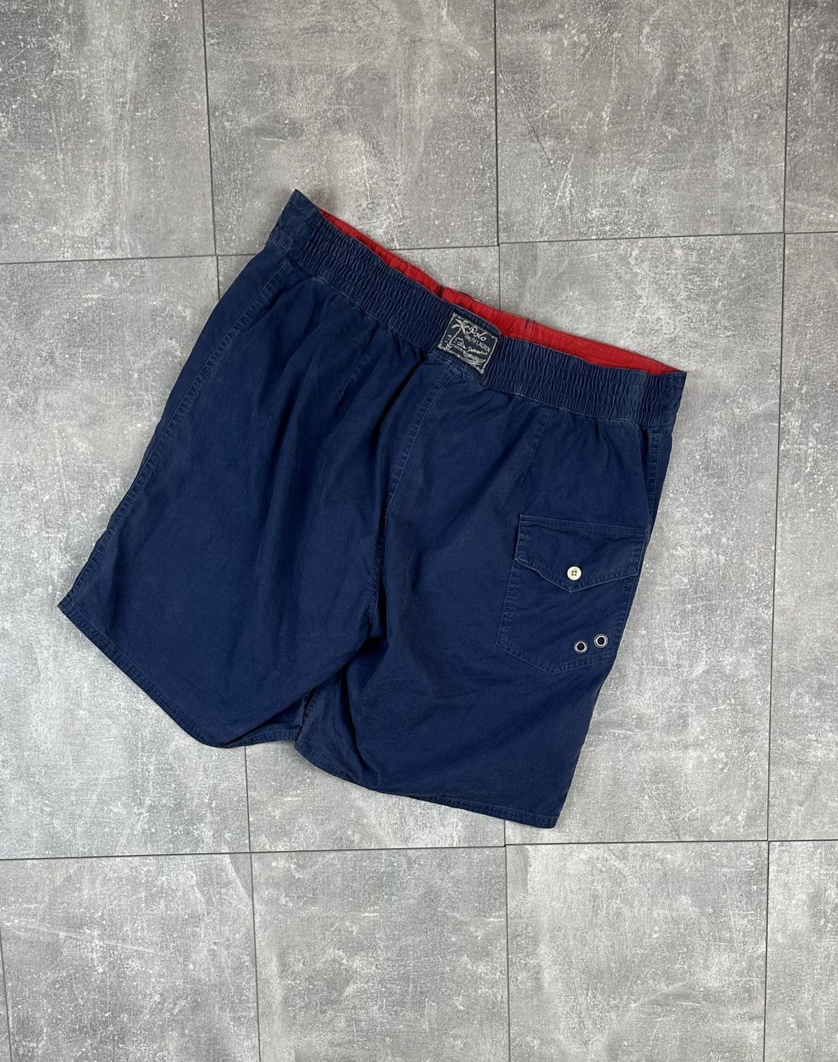Polo Ralph Lauren Polo Ralph Lauren 3 Swimwear Blue Retro Shorts Size US 34 / EU 50 - 14 Thumbnail