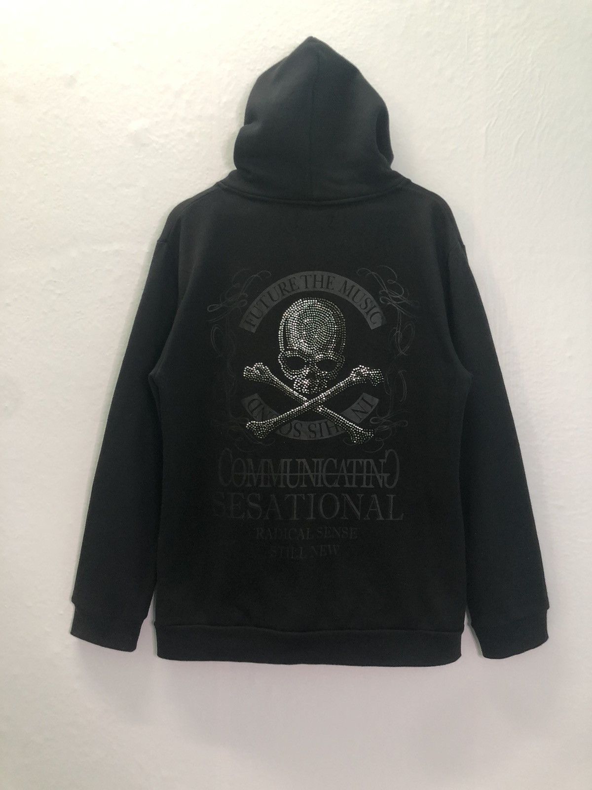 Vintage In The Attic Skull Hoodie Zip Up