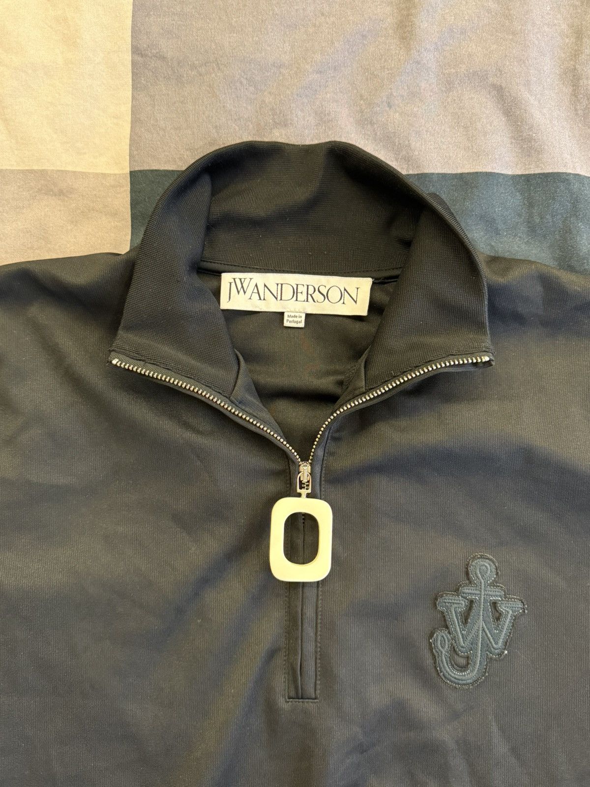 JW Anderson JW Anderson black sport quarter zip with O pull tab Size US S / EU 44-46 / 1 - 3 Thumbnail