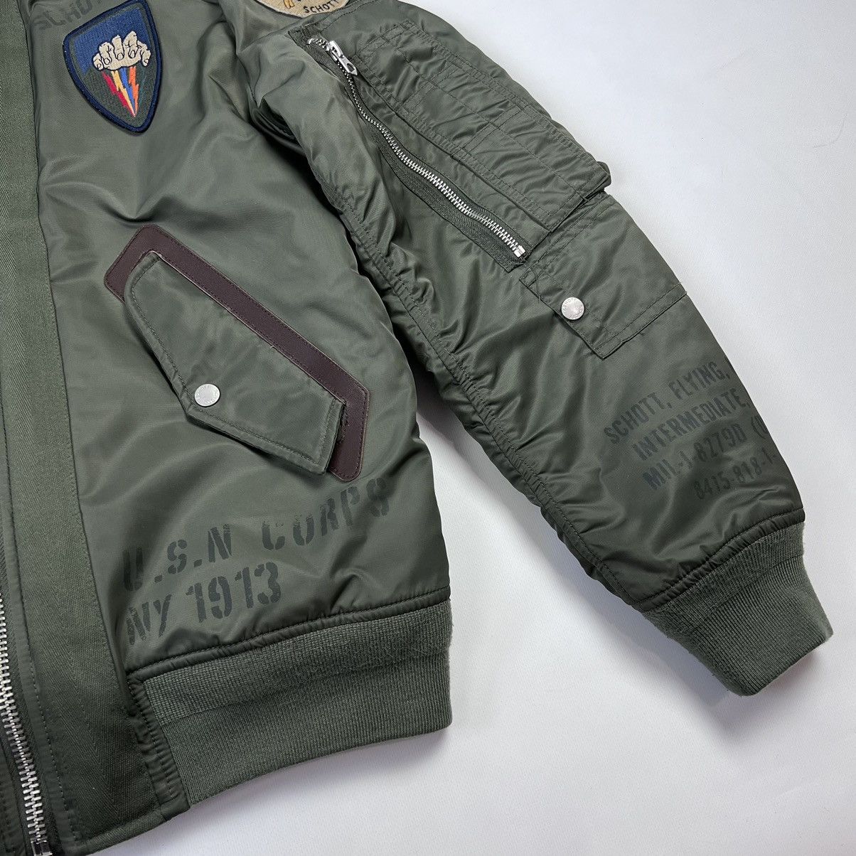 Schott Schott NYC flyers bomber jacket Size US M / EU 48-50 / 2 - 4 Thumbnail