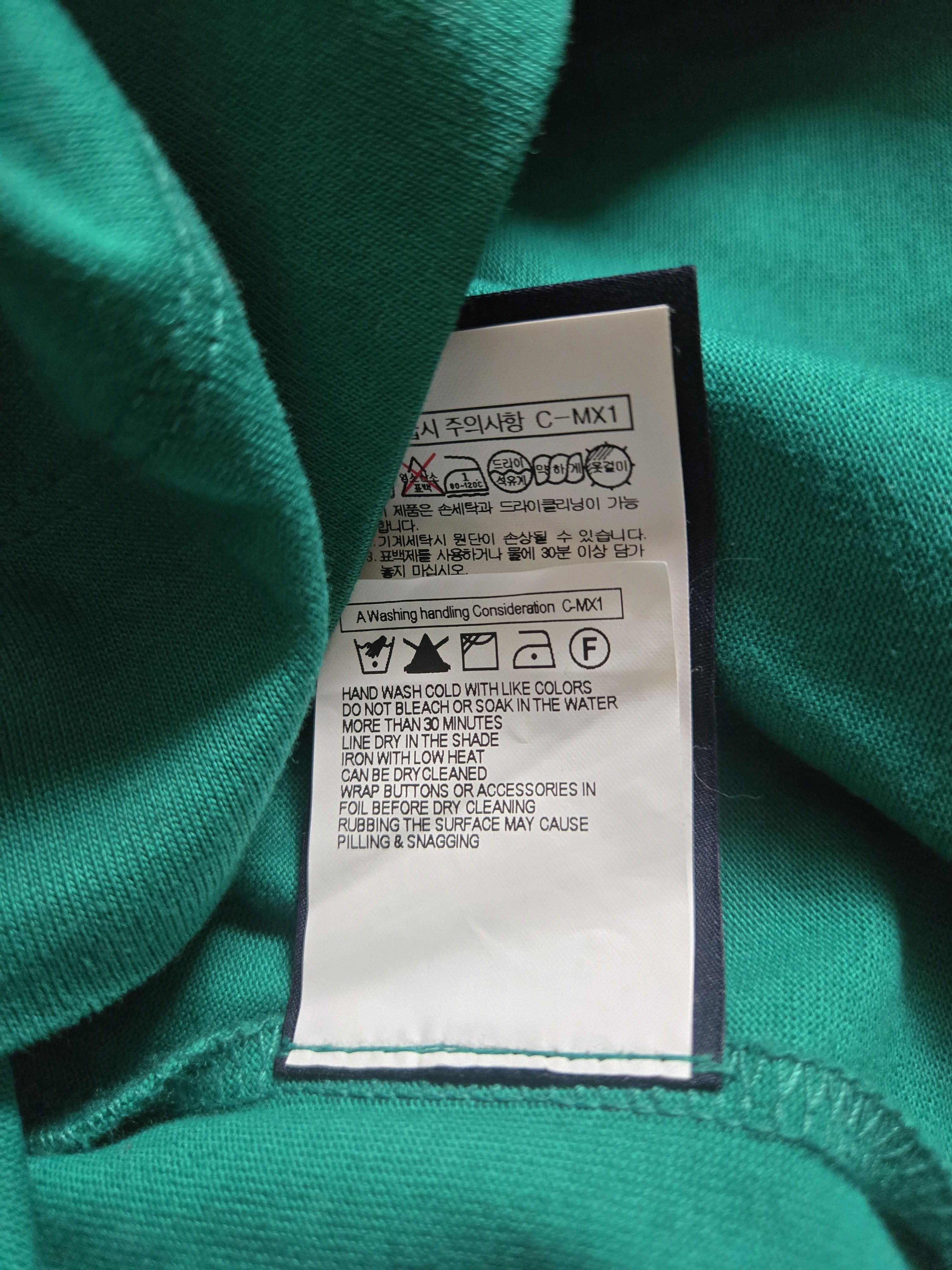 Juun.J Juun J Ss22 L Délicat Graphic Oversized Apple Green T shirt Size US L / EU 52-54 / 3 - 9 Thumbnail