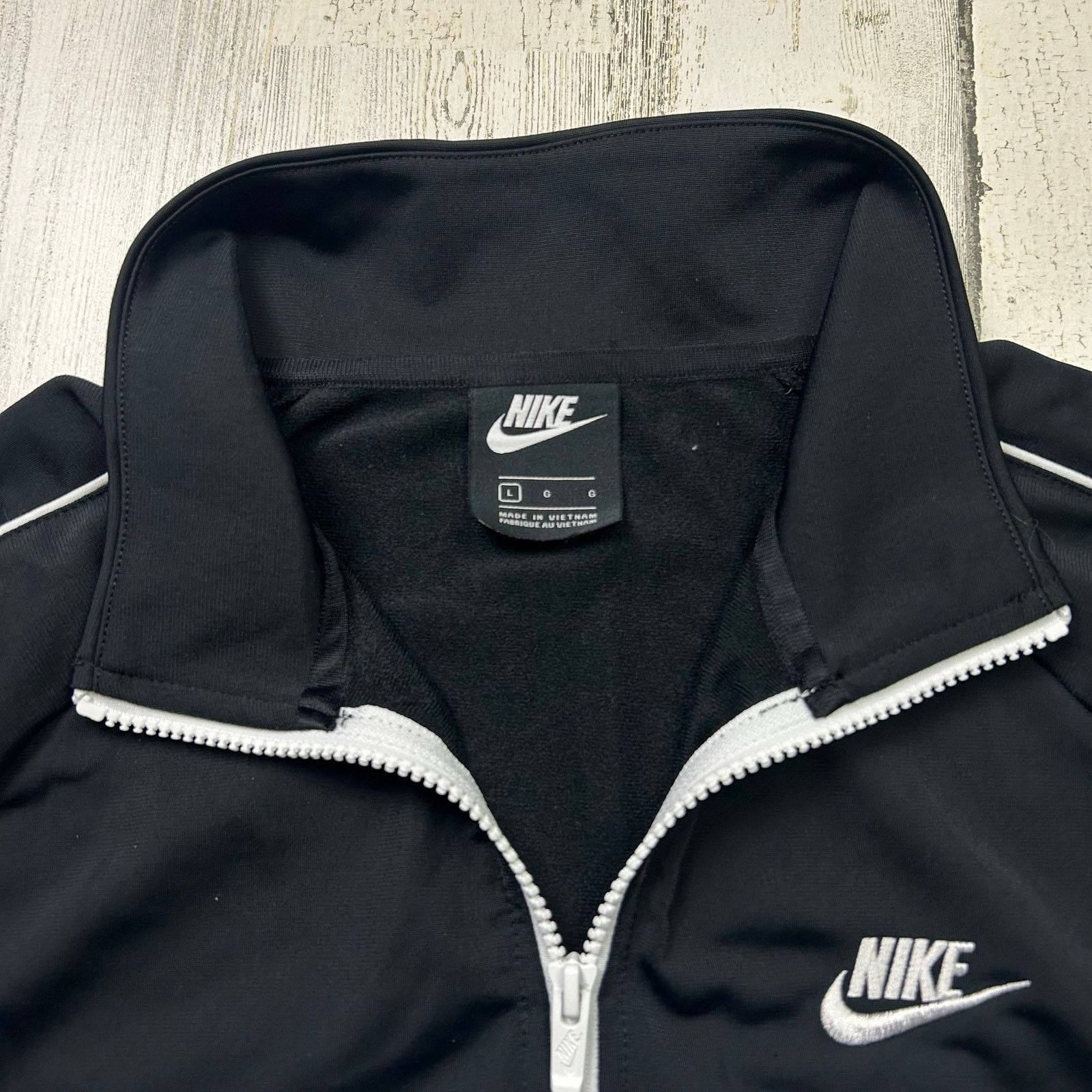 Nike Nike Sportswear Full Zip Black Track Jacket Size US L / EU 52-54 / 3 - 5 Thumbnail