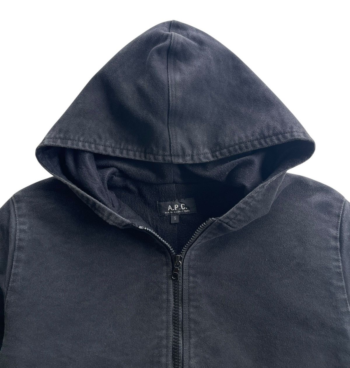 A.P.C. A.P.C Moleskin Hooded Faded Size S / US 4 / IT 40 - 4 Thumbnail