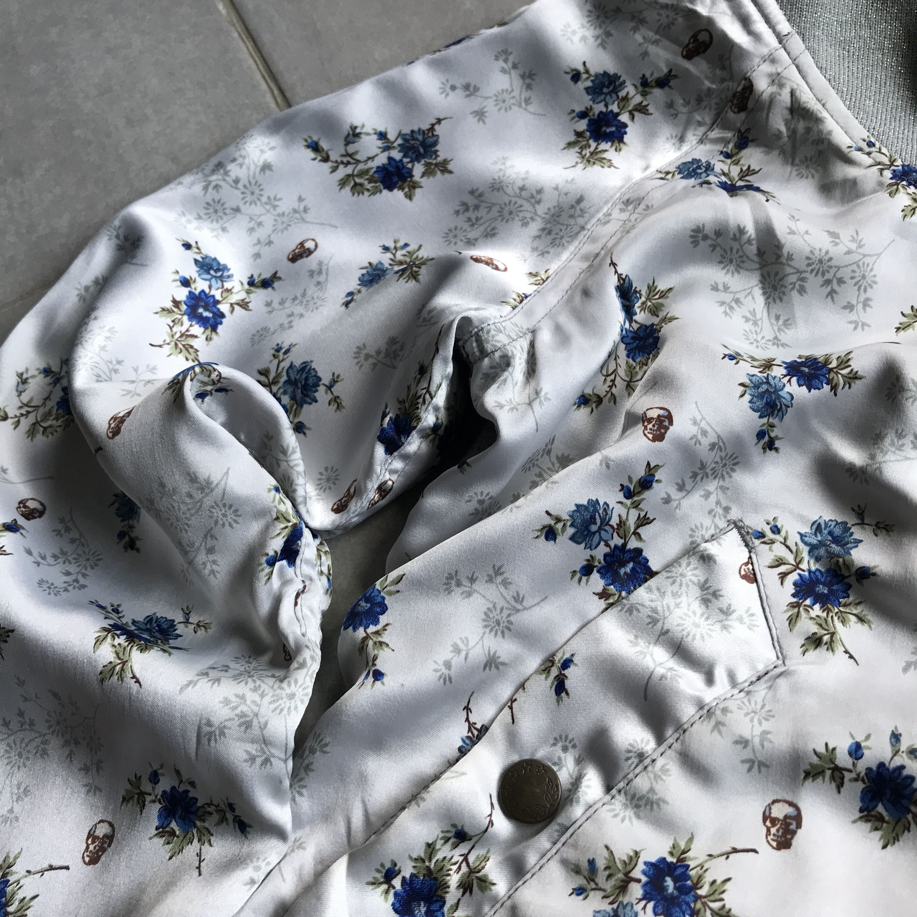 Hysteric Glamour Hysteric Glamour skull flower satin jacket Size S / US 4 / IT 40 - 5 Thumbnail