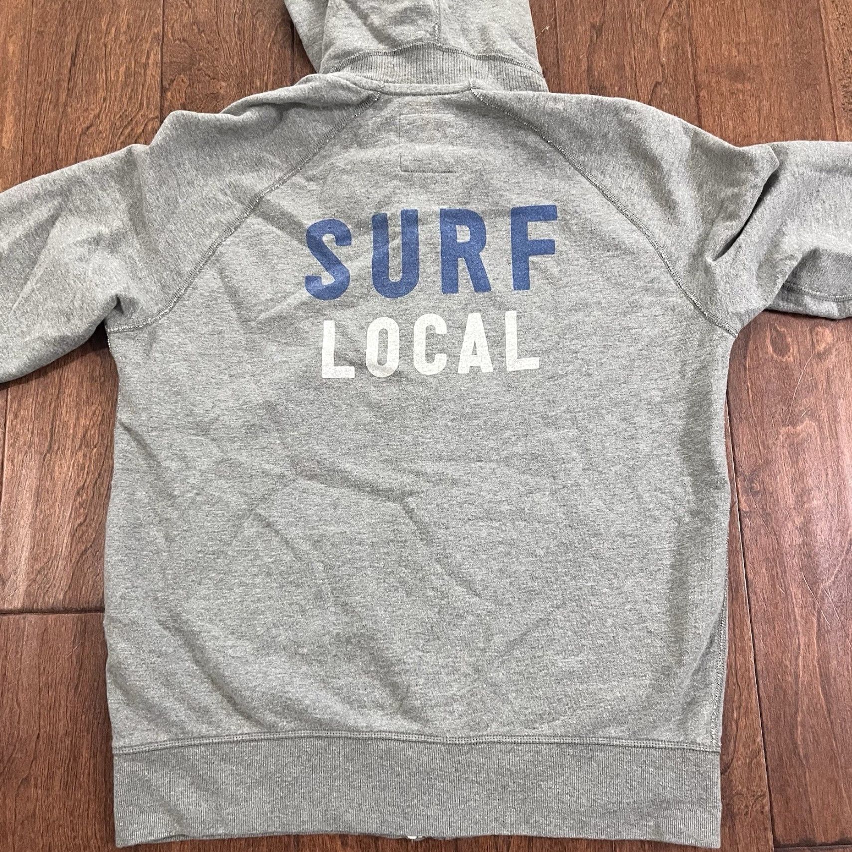 Gap GAP Sweatshirt Hoodie Mens Large Gray Full Zip Surf Local Fleece Long Sleeve Size US L / EU 52-54 / 3 - 2 Thumbnail