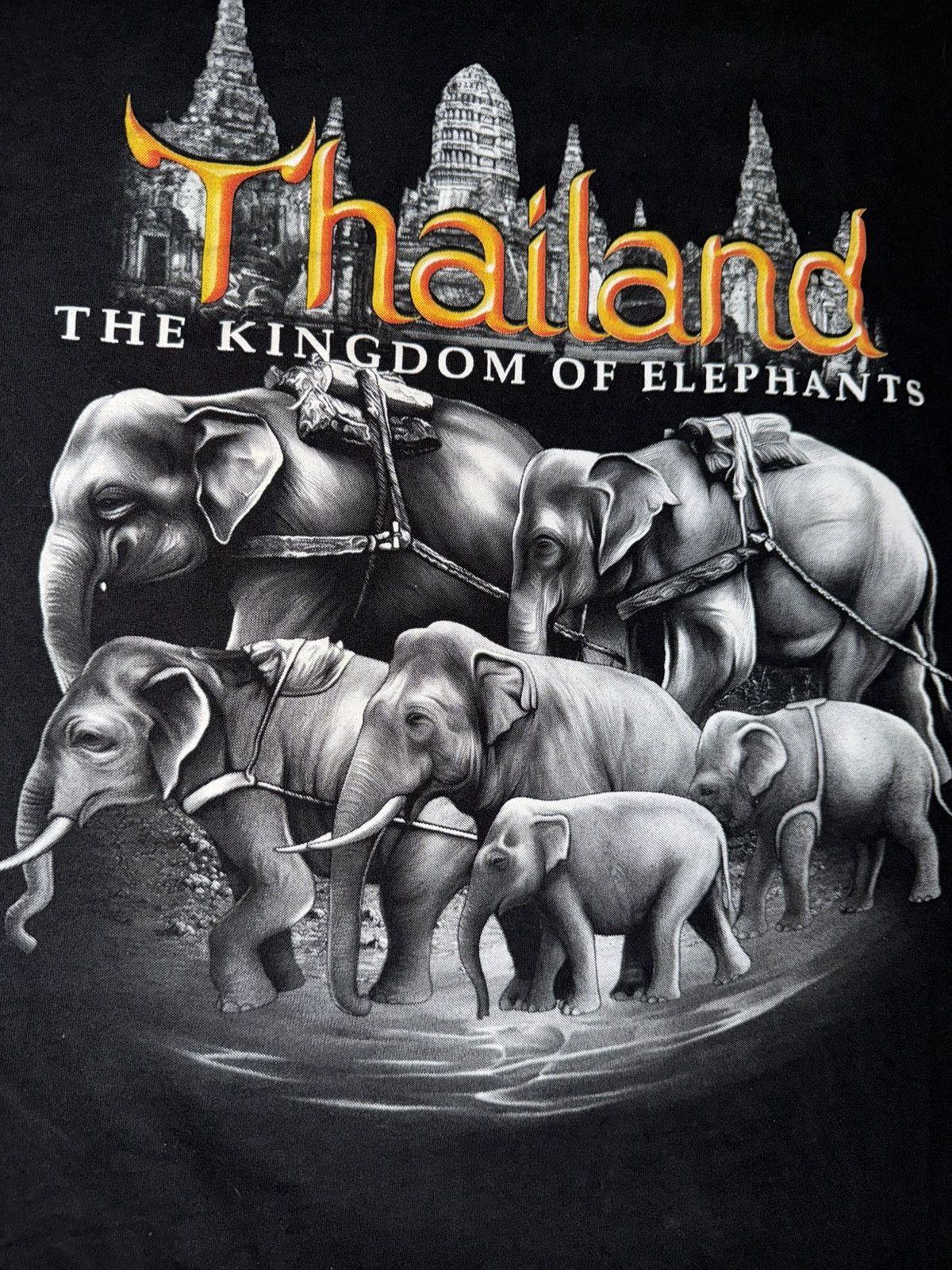 Other Vintage Thailand The kingdom of elephants t-shirt mens XL Size US XL / EU 56 / 4 - 4 Thumbnail